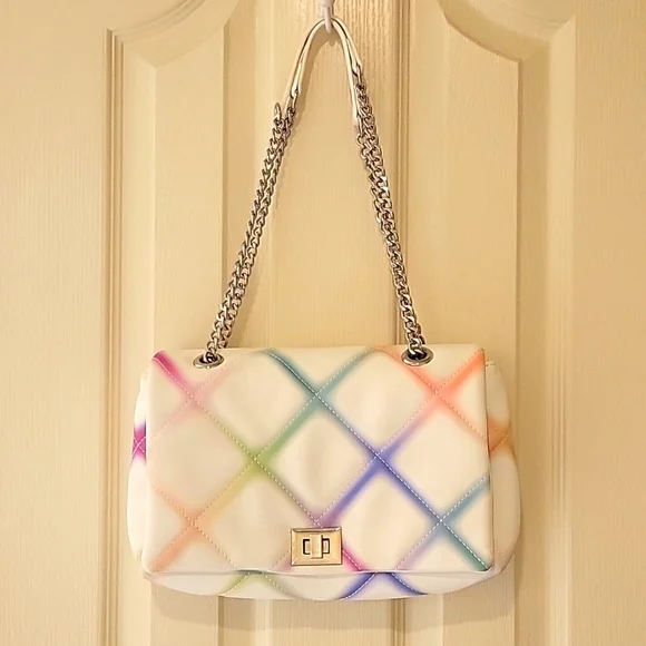 INC International Concepts colorful shoulder purse NWOT - Picture 1 of 16